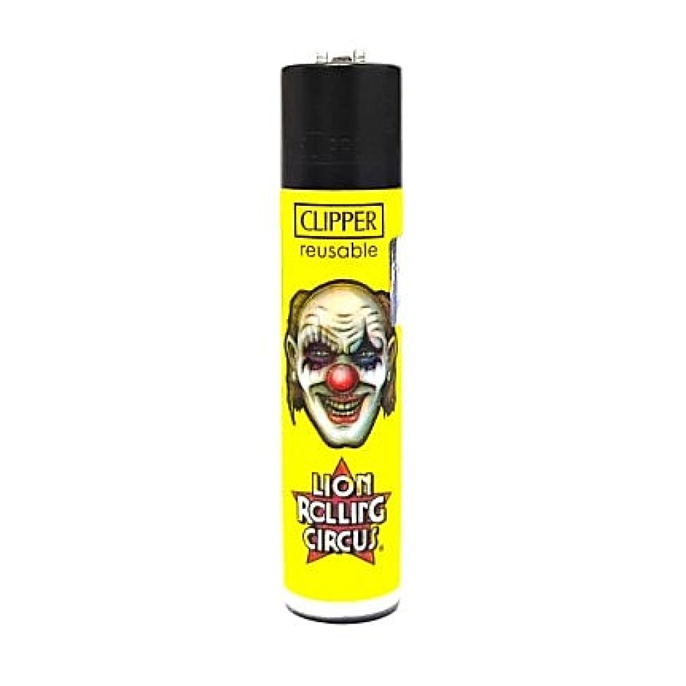 ISQUEIRO CLIPPER LION ROLLING CIRCUS - Kit com 6 isqueiros